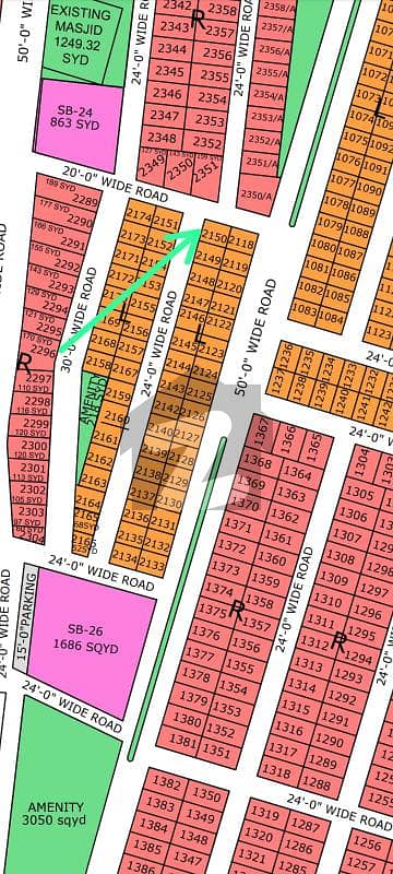 CORNER WEST OPEN 80 SQ YARDS PLOT FOR SALE AT GOLD BLOCK NTR 01