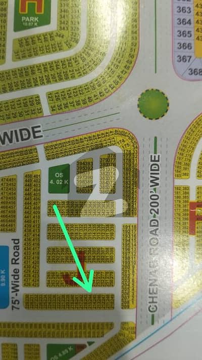 Prime Location 5 Marla Plot Near 200 Ft Road & Park in J Block LDA City Lahore