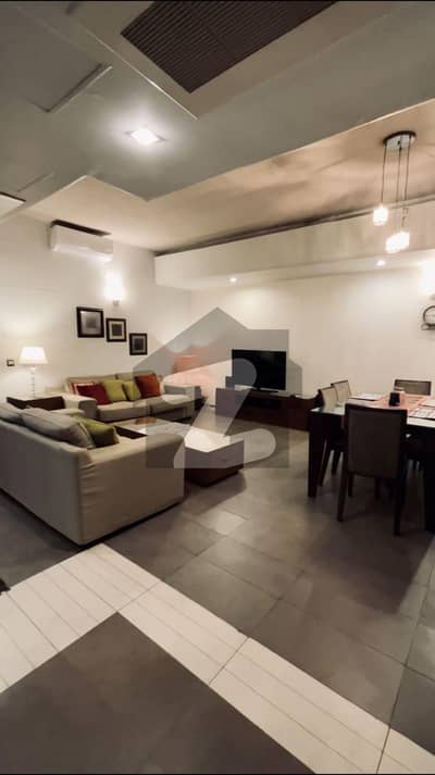 Three Bedroom 1750sqft Fully Furnished Apartment With Amazing Furnishing For Rent In Silver Oaks F-10 Islamabad