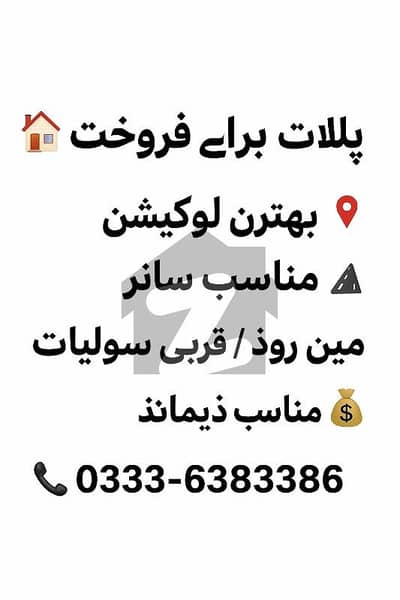 Plot for Sale Nawaz Colony (Near Gulzar-e-Quaid)  Plot Size: 5 marla  Location: Nawaz Colony,