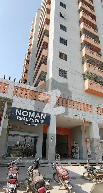 3 Bed DD Available For Rent 1500 Square Feet Grey Noor Tower And Shopping Mall