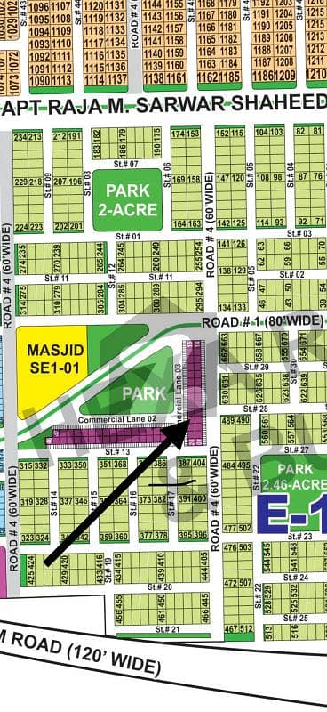 E-1 ( 04 Marla ) Commercial