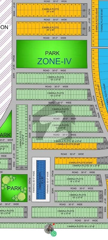 Overses Block 3 Marla plot for sale