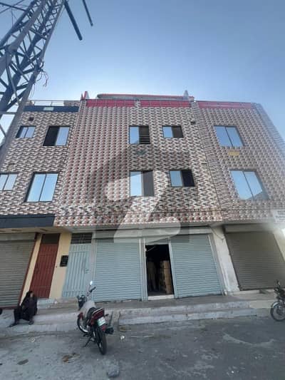 3 MARLA COMMERCIAL BUILDING ( ALMOST NEW ) FOR SALE IN AL MADINA AVENUE MAIN COLLEGE ROAD LAHORE