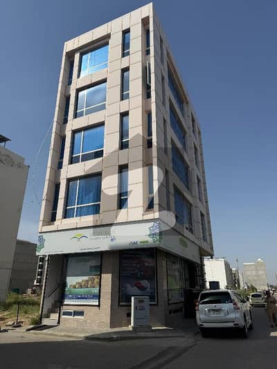 Premium 3-Side Corner Bank Rented Building Ground + Basement DHA Phase 8