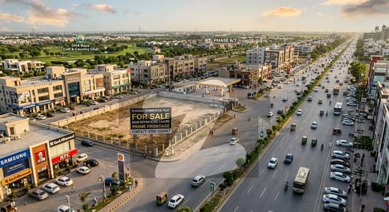 10 Kanal Prime Commercial Plot for Sale on Bedian Road Near Bankers Society Lahore