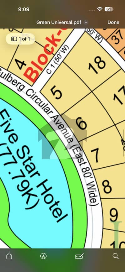 گلبرگ گرینز ۔ بلاک سی گلبرگ گرینز,گلبرگ,اسلام آباد میں 12 کنال رہائشی پلاٹ 35.0 کروڑ میں برائے فروخت۔