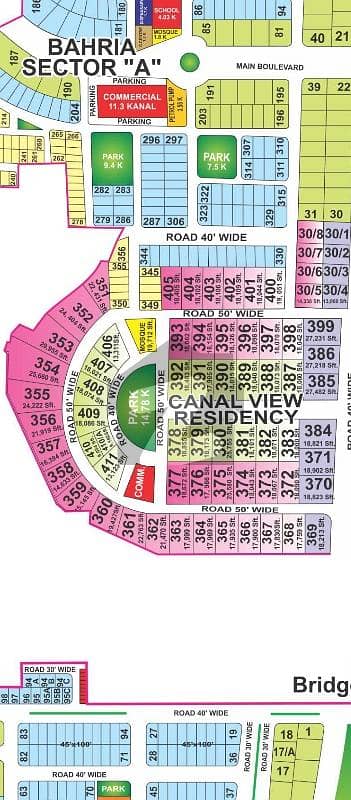 pair plot in CVR Bahria town  Lahore plot no 358 & 359 total area 7 knal kujh Marla total area all dues clear