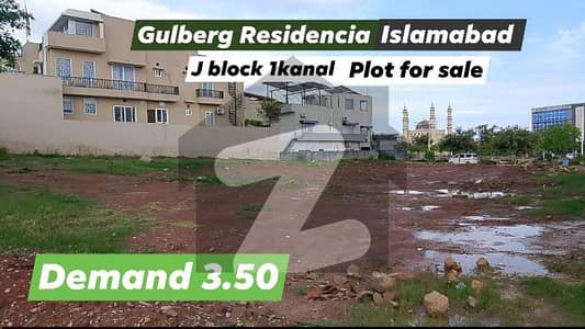 J Block Gulbreg Green residencia  kanal plot available for sale prime location at market best rate direct owner meeting possible.
