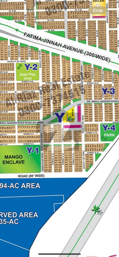 Facing Park And 65 Feet Road