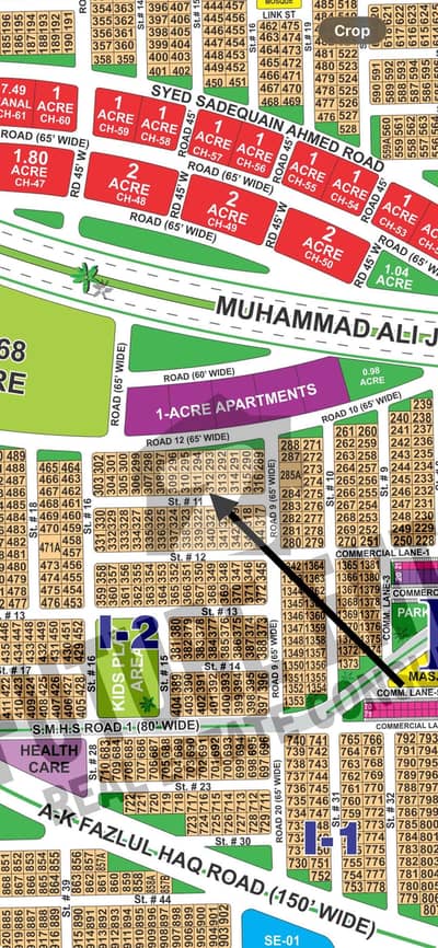 A On Excellent Location Residential Plot Of 20 Marla In DHA Phase 1 - Sector I