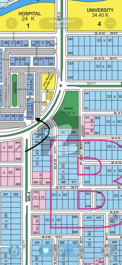 12 Marla Corner Commercial Plot At 22.50 Cr At B Block Marzak, Sector B17 Islamabad