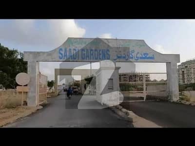 120 SQUARE YARDS 24 FT WIDE ROAD RESIDENTIAL PLOT FOR SALE IN SAADI GARDEN BLOCK 4