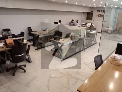 8 Marla Brand New Luxury Full Furnished Office With Open Parking In Dha Phase 8 Broadway For Rent