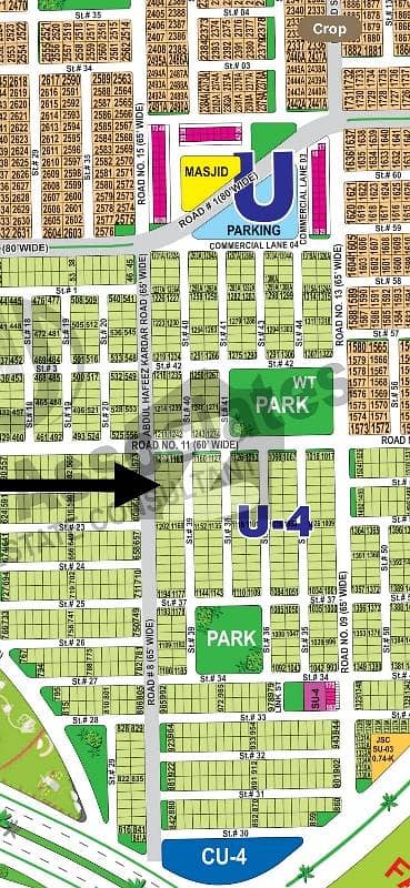 65Ft Road Facing Near Park Near Masjid