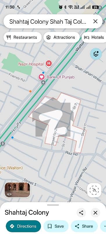 10 Marla shahtaj colony Walton road Lahore