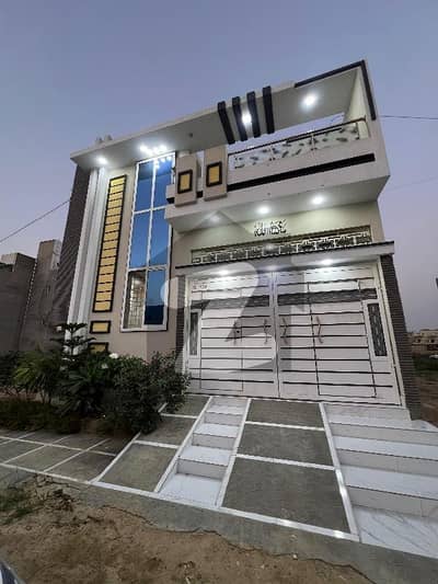 120 Sq Yard Single Story Dream Home West Open on 40 Ft Road, where comfort meets class.