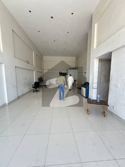 Prime 900+900 SQFT Commercial Space | Ground + Basement | DHA Phase 7 Kh-e-Jami | 16 Ft High Ceiling | Mezzanine Option