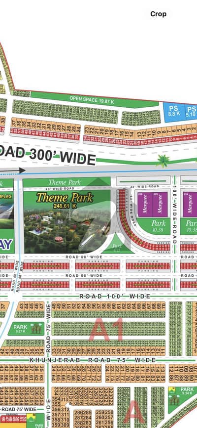 10 Marla plot for sale A1 block hot location/best deal for investment