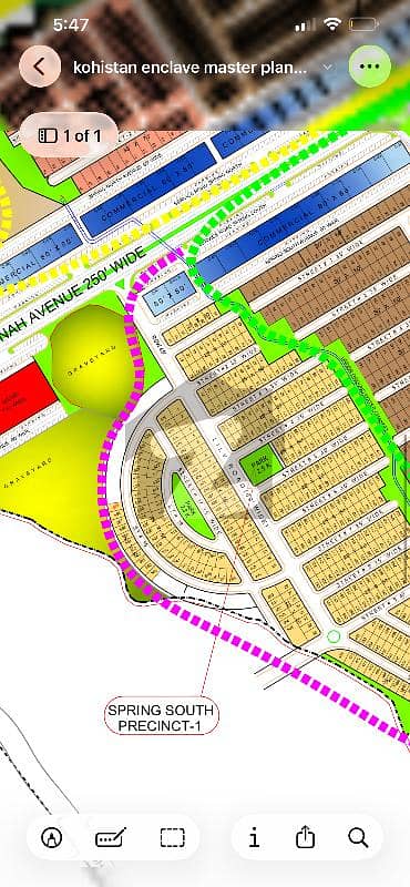 کوہستان انکلیو - اسپرنگ ساؤتھ کوہستان انکلیو,واہ کینٹ,واہ میں 5 مرلہ رہائشی پلاٹ 78.0 لاکھ میں برائے فروخت۔