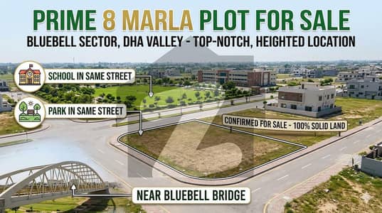 ڈی ایچ اے ویلی - بلیوبیل سیکٹر ڈی ایچ اے ویلی,ڈی ایچ اے ڈیفینس,اسلام آباد میں 8 مرلہ رہائشی پلاٹ 59.0 لاکھ میں برائے فروخت۔