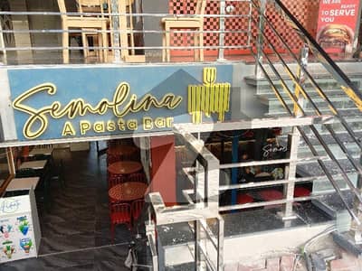 640 Sqft Cornor Lower Ground Shop For Sale In Food Street Phase 7 With Brand Sitting