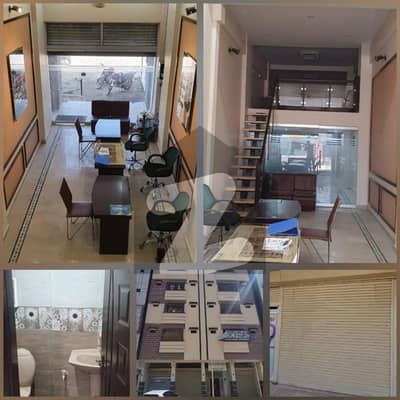 Double heighted showrooms on rental basis