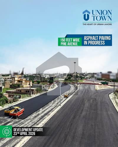 01 Kanal Residential On Ground Plot Available On 2 Year Easy Installment Plan in Union Town Main Pine Avenue Road Lahore