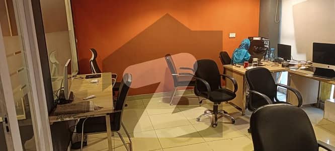 8 Marla Fully Furnished Office Floor for Rent DHA Phase 6 (Main Boulevard, Prime Location)
