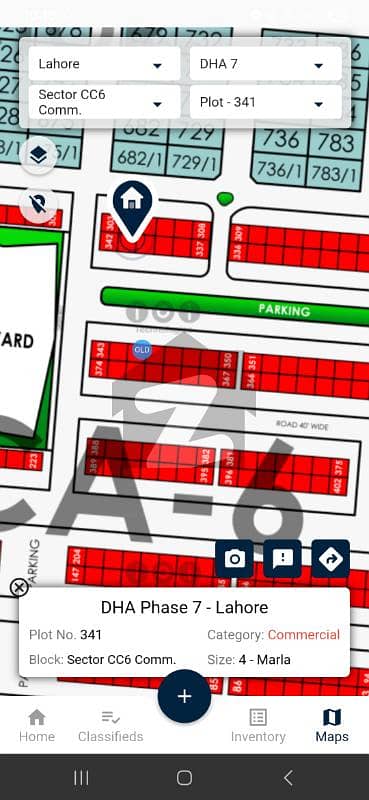 Dha Multan Plot For Sale 1 Kanal Block K