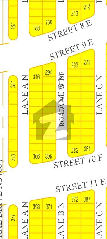 125 yards plot at the prime location of Dha city sector12E