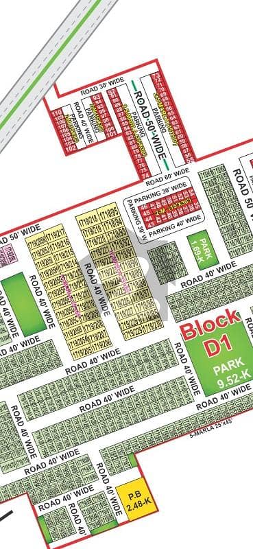 10 Marla on ground possession plots for sale in Bahria orchard lahore.