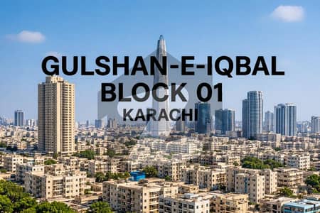 West Open Corner First Floor Subleased Portion For Sale In Gulshan-E-Iqbal Block 1 Karachi