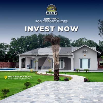 الکازر فارمز بیدیاں روڈ,لاہور میں 1 کنال رہائشی پلاٹ 60.0 لاکھ میں برائے فروخت۔