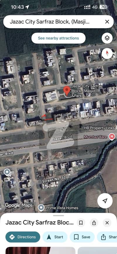 جزاک سٹی ملتان روڈ,لاہور میں 5 مرلہ رہائشی پلاٹ 50.0 لاکھ میں برائے فروخت۔