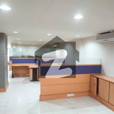 Fully Furnished 1500 Square Feet Office Available In Blue Area For Rent