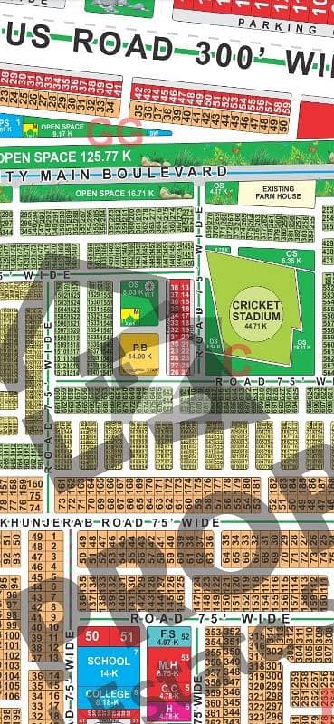 CORNER WITH 75 WIDE ROAD