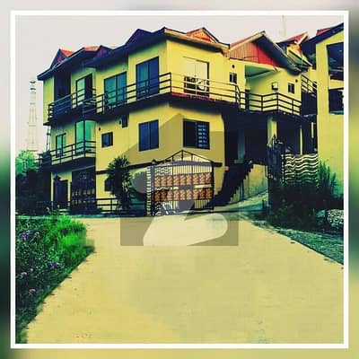 Luxury Double-Story 6 Bedrooms Unfurnished Silk Route Cottage for Sale Prime Location Near Bhurban, Murree