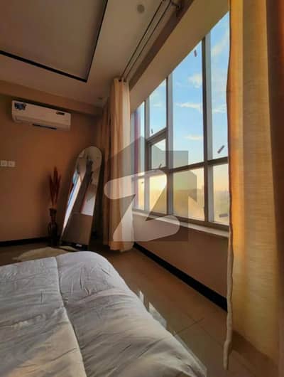 950 Square Yards Beautifully Maintained One Bedroom (TV-Lounge) Apartment, Available For Rent, In Block-C, Top City-1, Islamabad