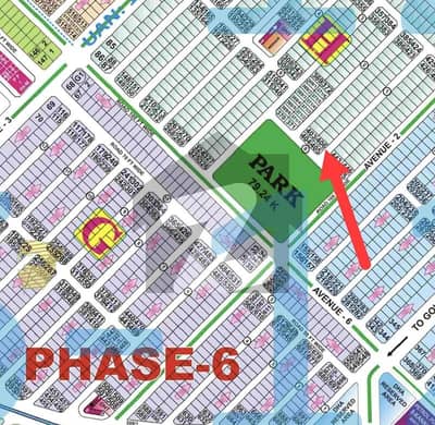 ڈی ایچ اے فیز 6 - بلاک ایچ فیز 6,ڈیفنس (ڈی ایچ اے),لاہور میں 1 کنال رہائشی پلاٹ 7.5 کروڑ میں برائے فروخت۔