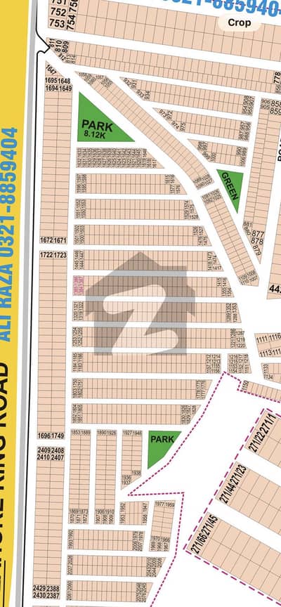 10-Marla possession plot near park for sale