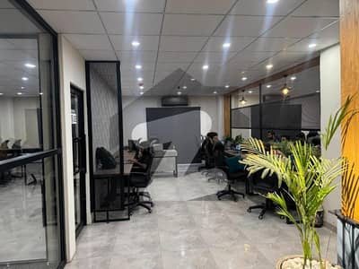 5000 SQ. FT PLAZA FLOOR IS AVAILABLE FOR RENT IN MAIN BOULEVARD GULBERG