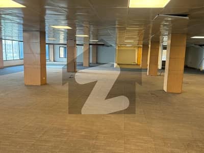 11000 SQUARE FEET PLAZA OFFICE FLOOR IS AVAILABLE FOR RENT IN MAIN BOULEVARD GULBERG