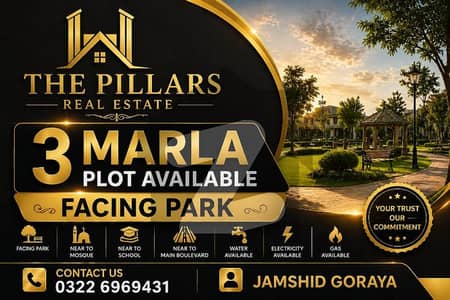 3 Marla facing park Plot Available for Sale Block C, Jubilee Town