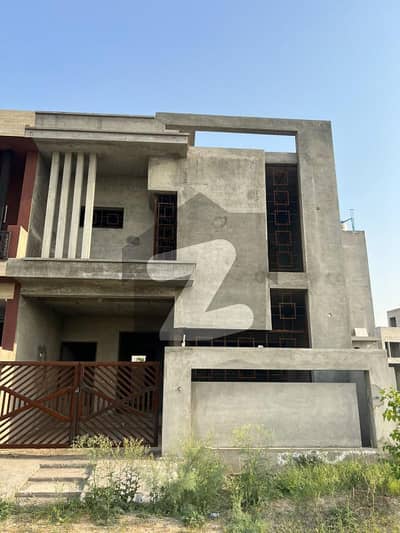 5 Marla Gray Structure Modern Elevation