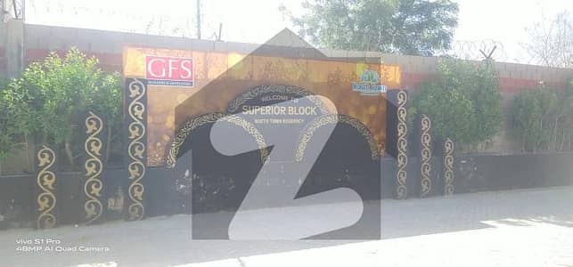 PRIME CORNER PLOT FOR SALE North Town Residency Phase 1, Superior 1 Block