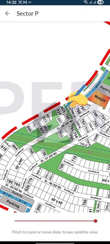 Centrally Located Residential Plot For Sale In Bahria Town Phase 8 - Block P Available