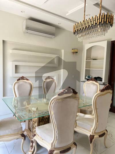 10 Marla Lower Portion Ultra Advance Modern Smart Features Designer Brand New Fully Furnished House Available For Rent Bahria Town Lahore