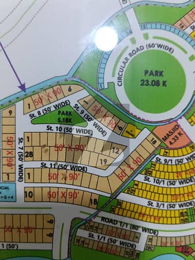 1 Kanal plot for sale Sector B