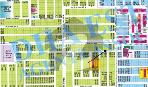 ڈی ایچ اے فیز 7 - بلاک یو فیز 7,ڈیفنس (ڈی ایچ اے),لاہور میں 1 کنال رہائشی پلاٹ 3.45 کروڑ میں برائے فروخت۔